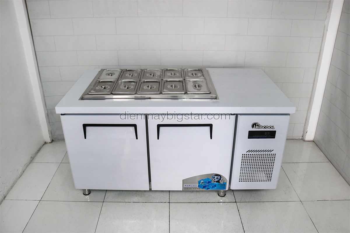 Bàn mát trưng bày salad 1.5m BigCool 7 ban mat salad 1m5 bigcool BMSL BC15 1.1