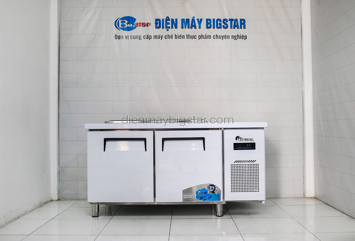 Bàn mát trưng bày salad 1.5m BigCool 6 ban mat salad 1m5 bigcool BMSL BC15 1.7
