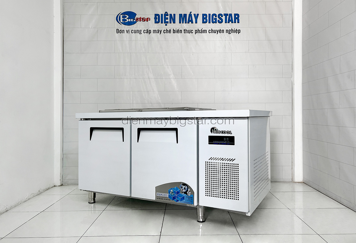 Bàn mát trưng bày salad 1.5m BigCool 4 ban mat salad 1m5 bigcool BMSL BC15 1.8