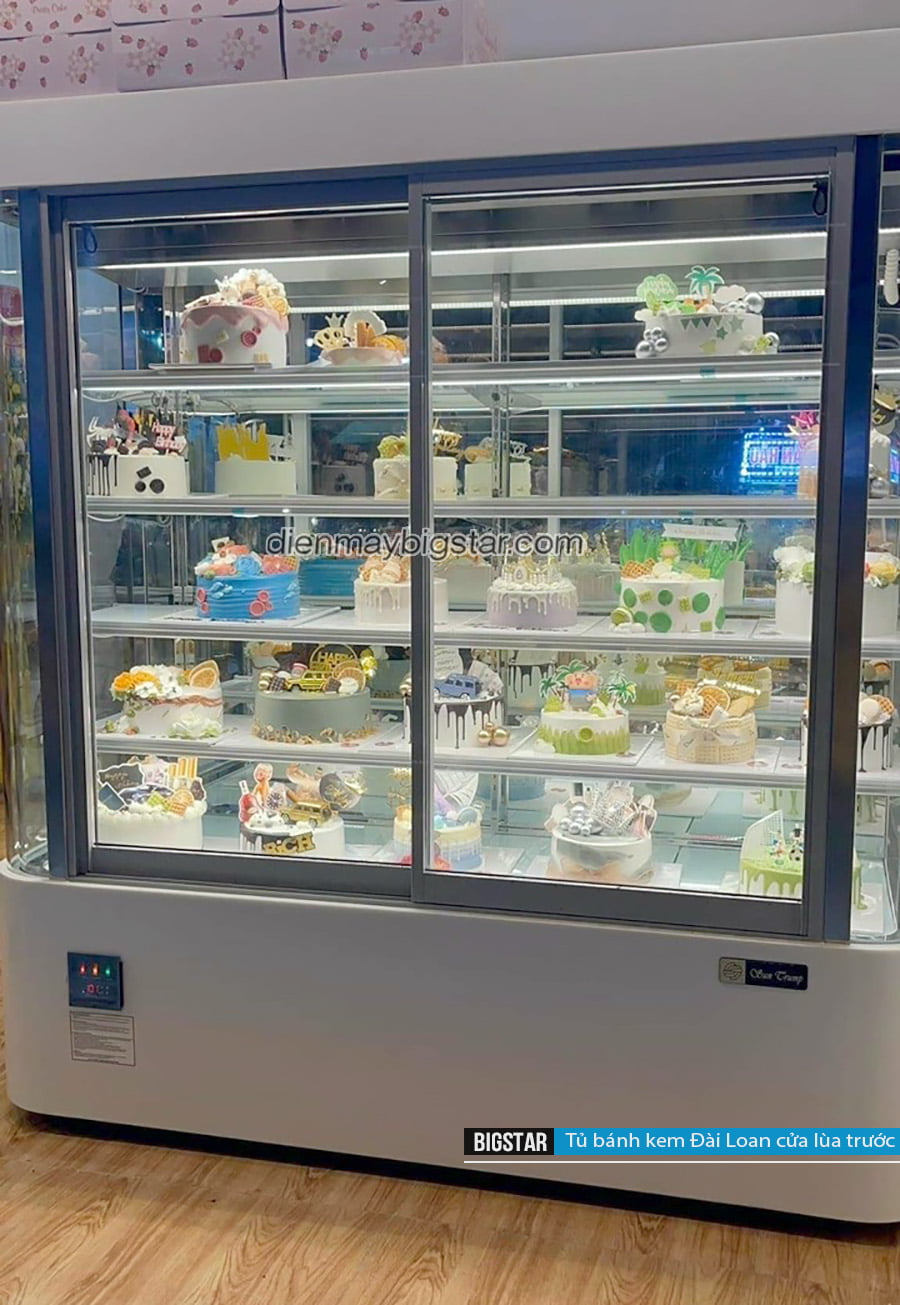Top những mẫu tủ bánh kem cửa trước đẹp nhất hiện nay 2 tủ bánh kem cửa trước