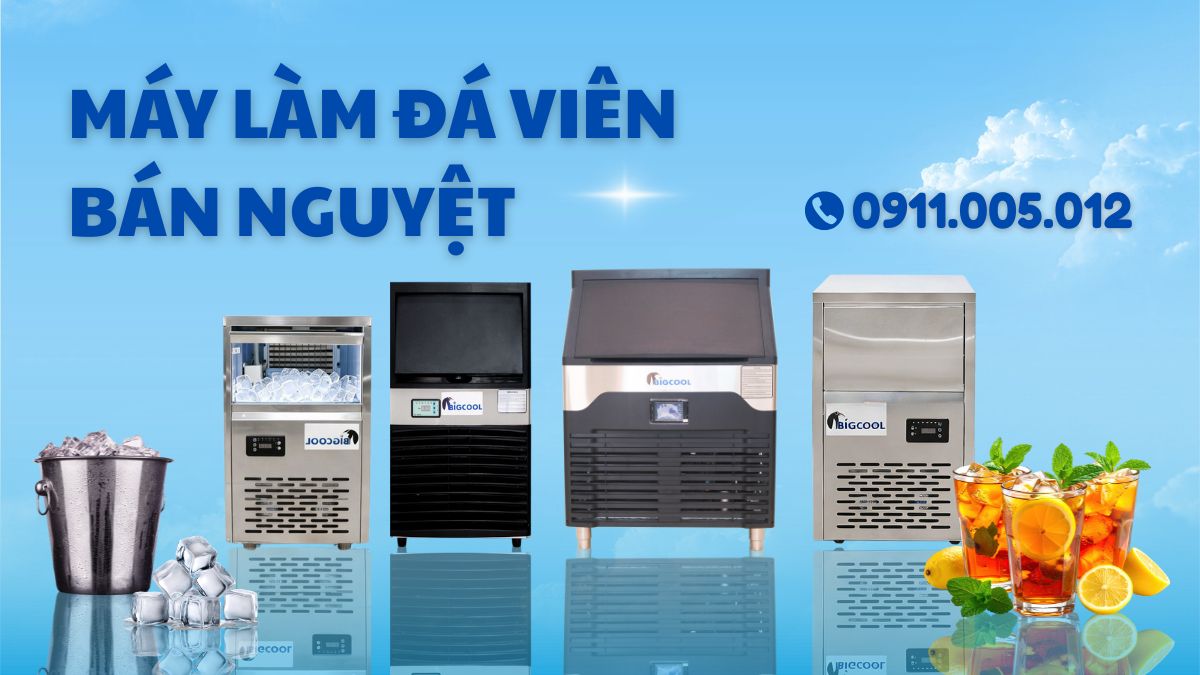 Máy làm đá viên bán nguyệt 10 Máy làm đá viên bán nguyệt