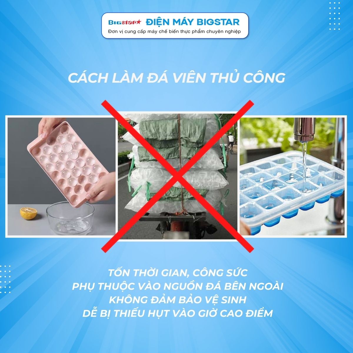 Máy làm đá viên tinh khiết 30kg 12 may lam nuoc da vien 1