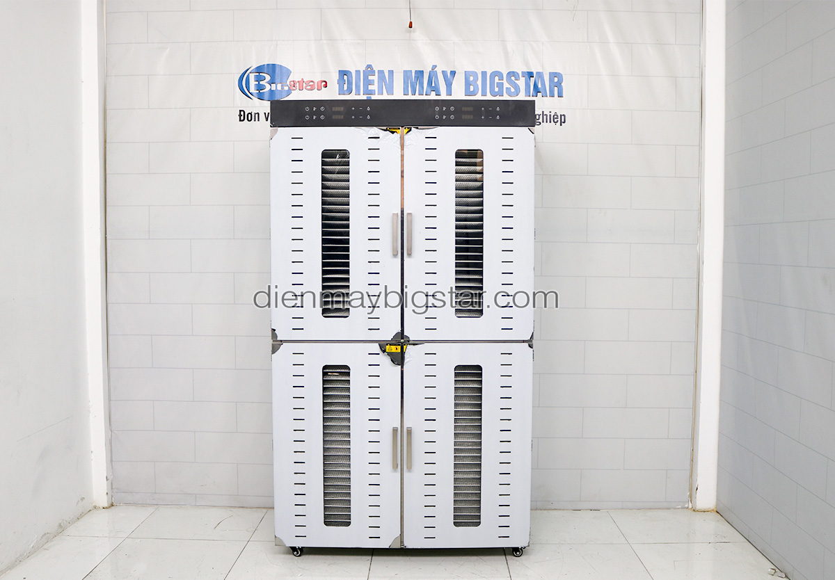 Ưu điểm của máy sấy thực phẩm Bigstar mà bạn nên biết 9 tu say hoa qua thuc pham 2 lop 96 khay SS 96H 4 1