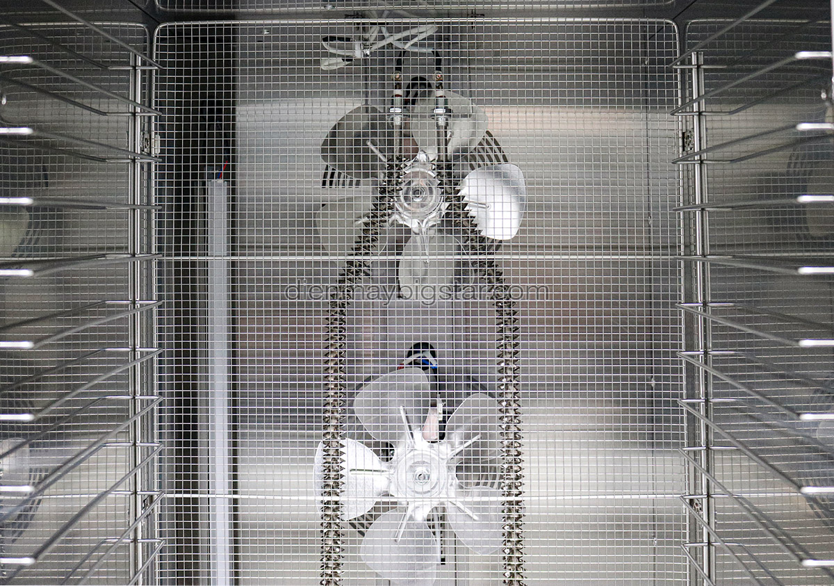 Ưu điểm của máy sấy thực phẩm Bigstar mà bạn nên biết 5 tu say thuc pham 2 lop 20 khay ss 20h