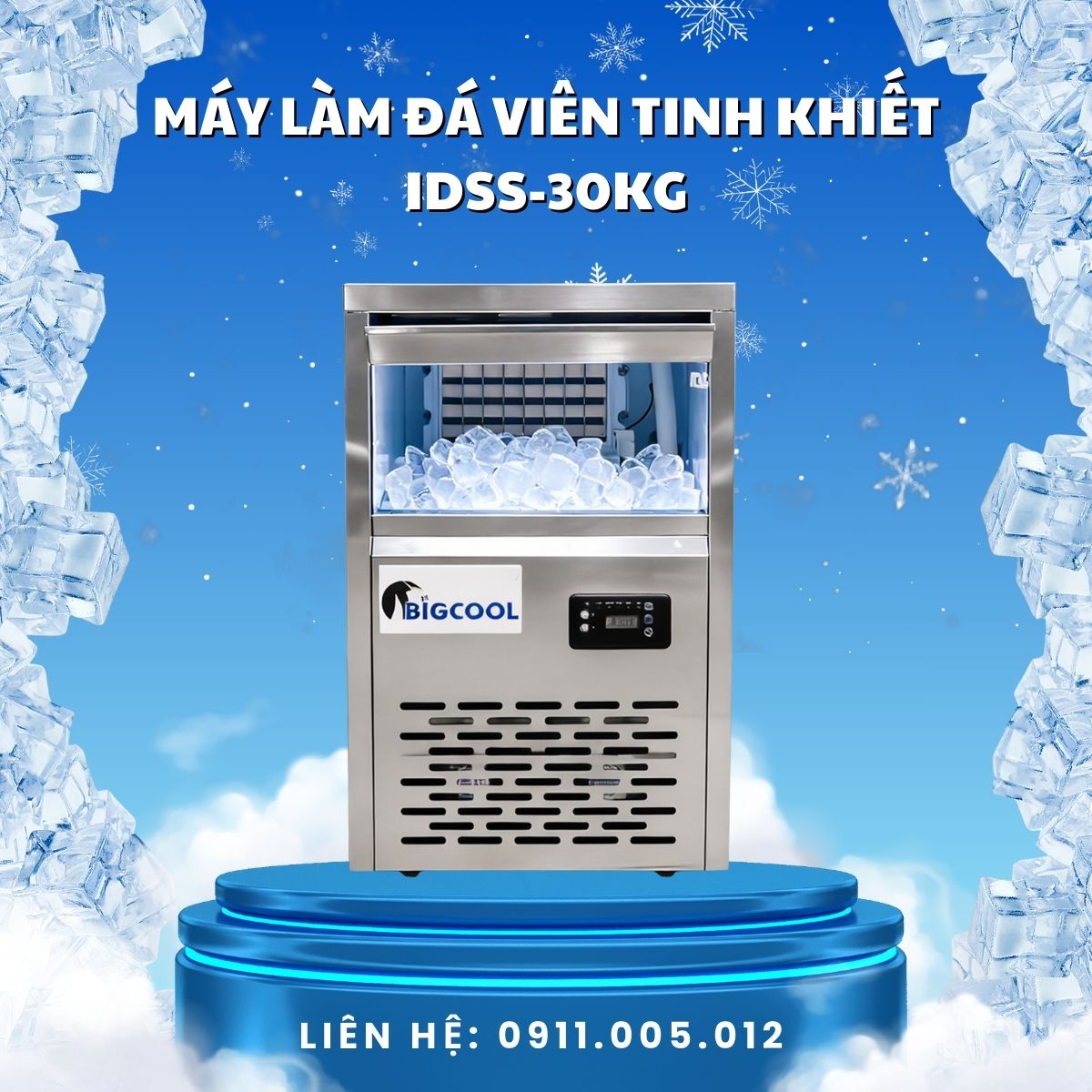 Máy làm đá viên tinh khiết IDSS-30KG