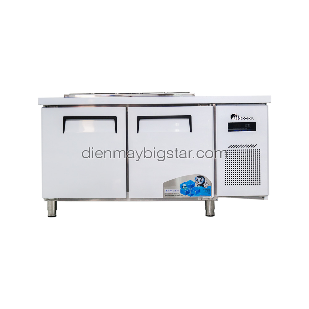 Bàn mát trưng bày salad 1.5m BigCool