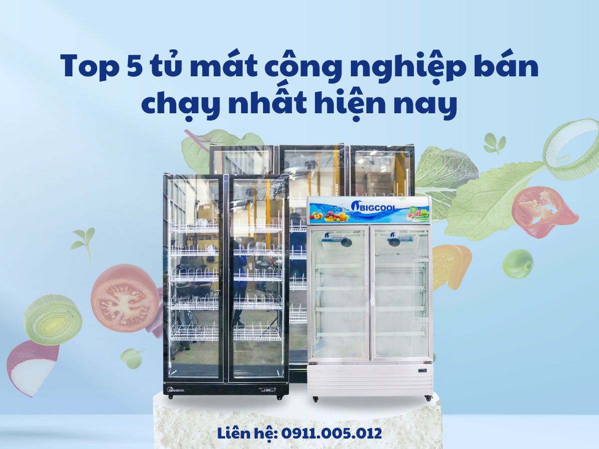 Top 5 tủ mát công nghiệp bán chạy nhất hiện nay