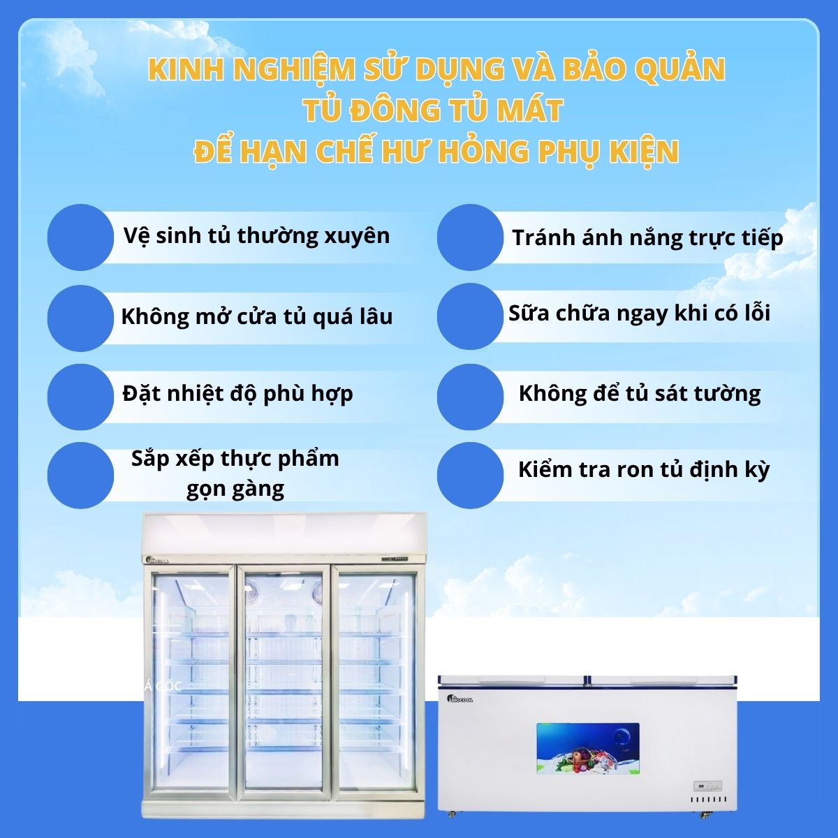 Địa chỉ cung cấp phụ kiện sửa chữa tủ đông tủ mát 7 phụ kiện sửa chữa tủ đông tủ mát