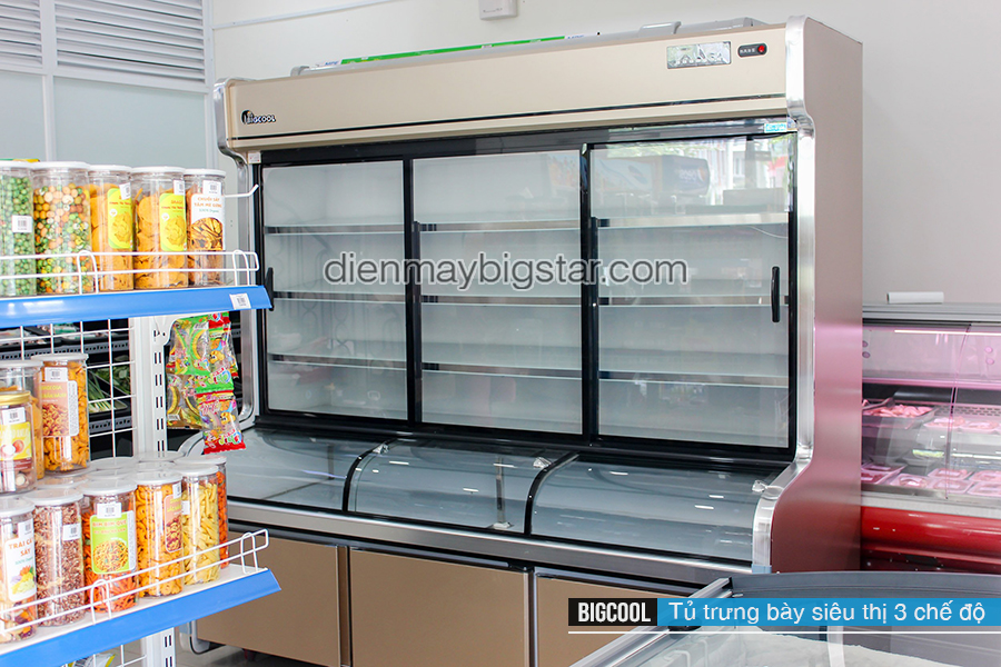 tu trung bay sieu thi 3 che do suoi kinh R3C 2000F bigcool