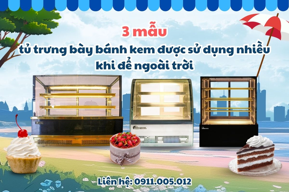 day la 3 mau tu trung bay banh kem luon duoc su dung